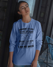 Load image into Gallery viewer, A Spoiled Wife Of An October Grumpy Old Man Birthday Meaningful Gift Unisex Long Sleeve