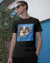 Load image into Gallery viewer, Australian Shepherd In Denim Pocket Gift For Dog Lovers Guys Tee