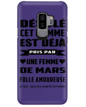 Load image into Gallery viewer, Désolé Cet Homme Est Déjà Pris Par Une Femme De Mars Birthday Gift Phone case