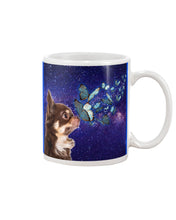 Load image into Gallery viewer, Chihuahua Blue Butterflies Sky Gift For Dog Lovers Mug
