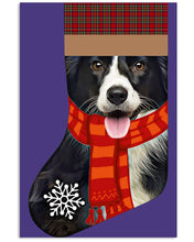 Load image into Gallery viewer, Santa Border Collie In Stock Gift For Dog Lovers Vertical Poster