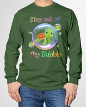Load image into Gallery viewer, Vintage Funny Stay Out Of My Bubble Gift For Turtle Lovers Unisex Long Sleeve