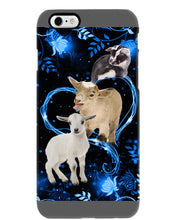 Load image into Gallery viewer, Lovely Phone Case Twinkling Blue Heart Gift For Goat Lovers Phone case