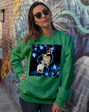 Load image into Gallery viewer, Lovely Phone Case Twinkling Blue Heart Gift For Goat Lovers Sweatshirt