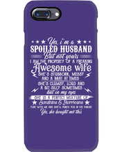 Load image into Gallery viewer, Shes Stubborn Messy And A Brat At Times Black Gift For Husband Phone case