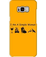 Load image into Gallery viewer, Simple Woman Loves Wine Camping Shoes And Climbing Phone case