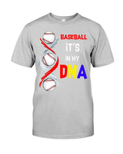 Load image into Gallery viewer, Baseball Be My DNA Gift For Sport Lovers Guys Tee