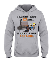 Load image into Gallery viewer, A Man Loves Beer And Dachshund Gift For Dog Lovers Hoodie