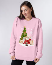 Load image into Gallery viewer, Funny Golden Retrievers Sleep In Red Boots Gift For Dog Lovers Sweatshirt
