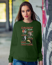 Load image into Gallery viewer, Daddy You Are As Strong As Lion Trending Gift For Animal Lovers Sweatshirt