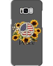 Load image into Gallery viewer, Peace Sign Sunflower Birthday Gift For Girls Phone case
