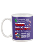 Load image into Gallery viewer, Weather Outside Frightful Sewing Let Us Sew Mug