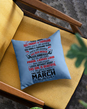 Load image into Gallery viewer, This Girl Has Fought A Thousand This Girl Was Born In March Pillow Cover
