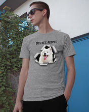 Load image into Gallery viewer, Six Feet People Alaska Husky Unique Custom Design For Dog Lovers Guys Tee