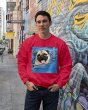 Load image into Gallery viewer, baby Pug In Denim Pocket Gift For Dog Lovers Sweatshirt
