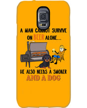 Load image into Gallery viewer, A Man Loves Beer And Dachshund Gift For Dog Lovers Phone case