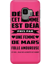 Load image into Gallery viewer, Désolé Cet Homme Est Déjà Pris Par Une Femme De Mars Birthday Gift Phone case