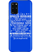 Load image into Gallery viewer, Shes Stubborn Messy And A Brat At Times Black Gift For Husband Phone case