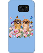 Load image into Gallery viewer, Pekingese With Peonies Gift For Dog Lovers Phone case