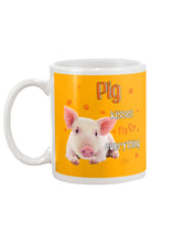 Load image into Gallery viewer, Pig Kisses Fix Everything Gift For Pig Lovers Mug