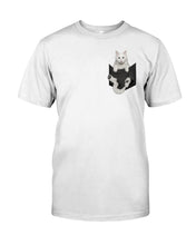 Load image into Gallery viewer, Cat In Your Front Pocket Great Gift For Cat Lovers Guys Tee