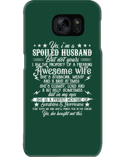 Load image into Gallery viewer, Shes Stubborn Messy And A Brat At Times Black Gift For Husband Phone case