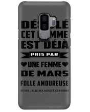 Load image into Gallery viewer, Désolé Cet Homme Est Déjà Pris Par Une Femme De Mars Birthday Gift Phone case