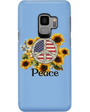 Load image into Gallery viewer, Peace Sign Sunflower Birthday Gift For Girls Phone case
