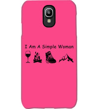 Load image into Gallery viewer, Simple Woman Loves Wine Camping Shoes And Climbing Phone case