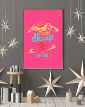 Load image into Gallery viewer, I'm Retired Skiing Is My Job Mountainous Terrain Vertical Poster