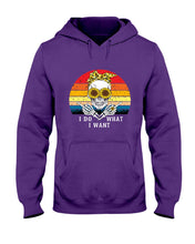 Load image into Gallery viewer, I Do What I Want Skull Sunflower Special Custom Design Hoodie