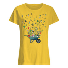Load image into Gallery viewer, Garden Flying Unique Design Great Gift For Garden Lovers Ladies Tee