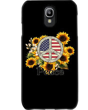 Load image into Gallery viewer, Peace Sign Sunflower Birthday Gift For Girls Phone case