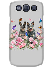 Load image into Gallery viewer, Australian Cattle Dog Butterflies Peony Gift For Dog Lovers Phone case
