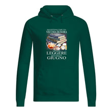 Load image into Gallery viewer, Mai Sottovalutare Una Vecchia Signore Che Ama Leggere Ed E Nata In Giugno Trending Hoodie