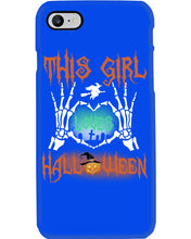 Load image into Gallery viewer, This Girl Loves Halloween Gift For Girls Phone case