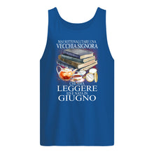Load image into Gallery viewer, Mai Sottovalutare Una Vecchia Signore Che Ama Leggere Ed E Nata In Giugno Trending Unisex Tank Top