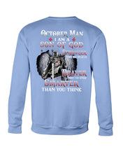 Load image into Gallery viewer, October Man Son Of God Birthday Meaningful Gift For Men Sweatshirt
