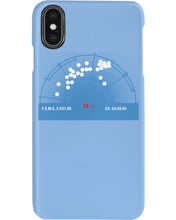 Load image into Gallery viewer, Pinpoint The Location In The Space Blue Phone case