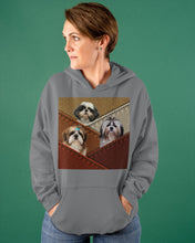 Load image into Gallery viewer, Three Cute Shih Tzu In Bag Gift For Dog Lovers Hoodie