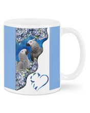 Load image into Gallery viewer, Magical Gray Couple African Parrot Gift For Bird Lovers Mug