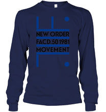 Load image into Gallery viewer, New Order Facd 501981 Movement Simple Unique Custom Design Unisex Long Sleeve