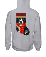 Load image into Gallery viewer, Santa Border Collie In Stock Gift For Dog Lovers Hoodie