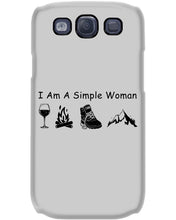Load image into Gallery viewer, Simple Woman Loves Wine Camping Shoes And Climbing Phone case