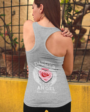 Load image into Gallery viewer, Market Trendz Daddy's Girl I Used To Be His Angel For Dad Ladies Flowy Tank
