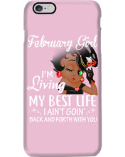 Load image into Gallery viewer, Betty Boop February Girl Living My Best Life Birthday Meaningful Gift Phone case