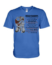 Load image into Gallery viewer, You Are My First Love Daughter Gift For Daddy Guys V-Neck