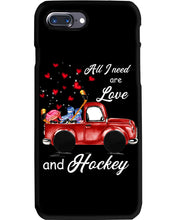 Load image into Gallery viewer, All I Need Are Love And Hockey Gift For Hockey Players Phone case