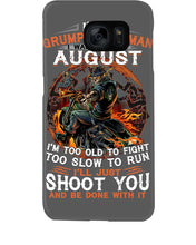 Load image into Gallery viewer, August Grumpy Old Man Will Just Shoot You For Birthday Gift Phone case