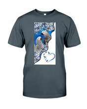 Load image into Gallery viewer, Magical Gray Couple African Parrot Gift For Bird Lovers Guys Tee